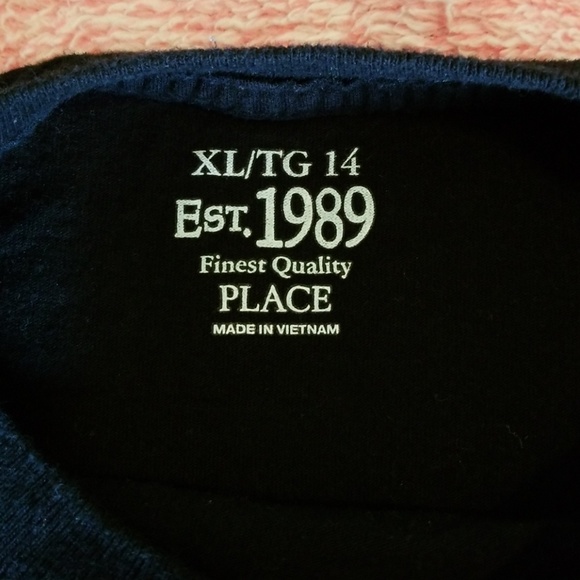 Boys Long Sleeved Pizza T-shirt XL - Picture 3 of 3